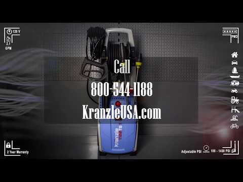 Kranzle 1122TST electric pressure washer stop motion advertisement overview
