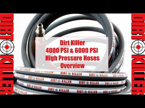 Dirt Killer commercial grade high pressure hose overview
