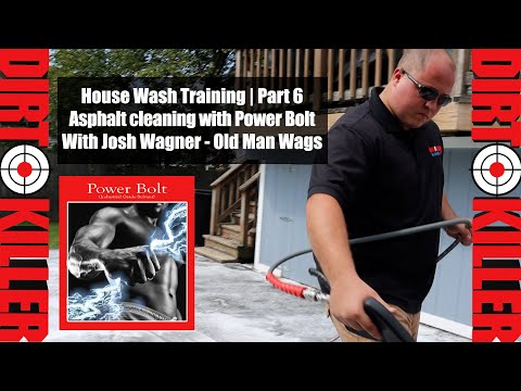 See power bolt in action in this video - Wags cleans an asphalt driveway